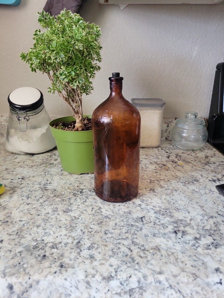 Antique Glass Clorox Bottle