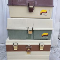 Vintage Fishing Tackle Boxes 
