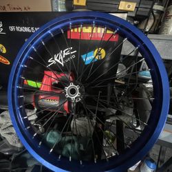 New 19x 1.60 Anodize Blue Emoto HD Front Wheel 