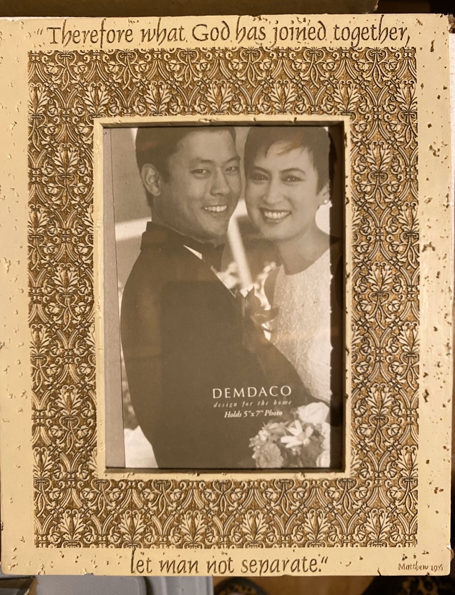 Marriage God has Joined Together Picture Frame, New