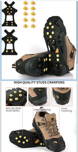 Ice Cleats Boots