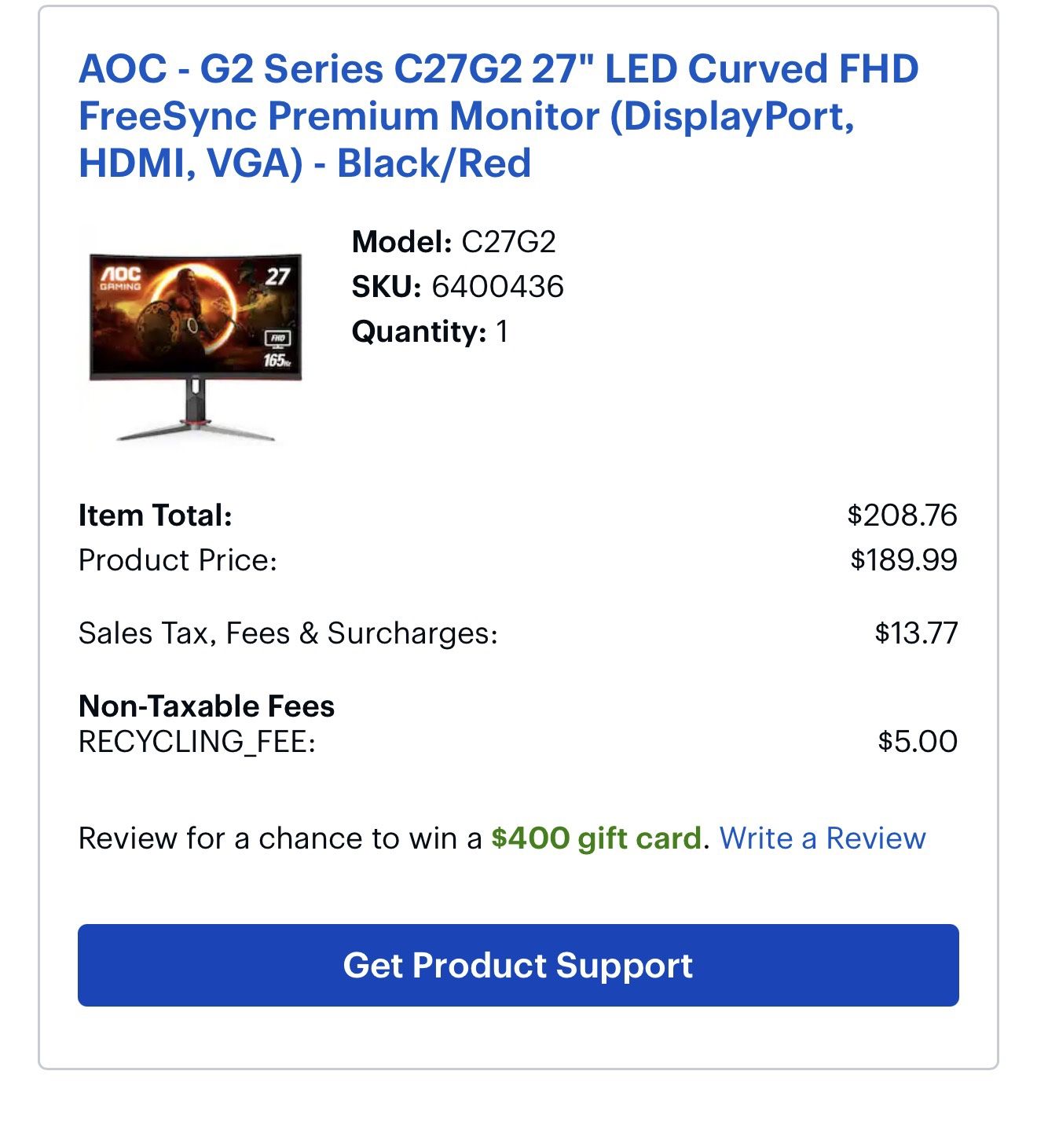 Curved Monitor