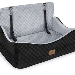 BRAND NEW JOEJOY Dog Car Seat for Medium/Large Dogs - Reversible Dual-Sided Travel Dog Car Bed with Memory Foam, Washable Pet Booster Seat for Dogs up