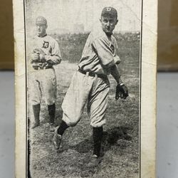 1922 American Caramel Co E121 Ty Cobb “Throwing” Baseball Card Authentic 