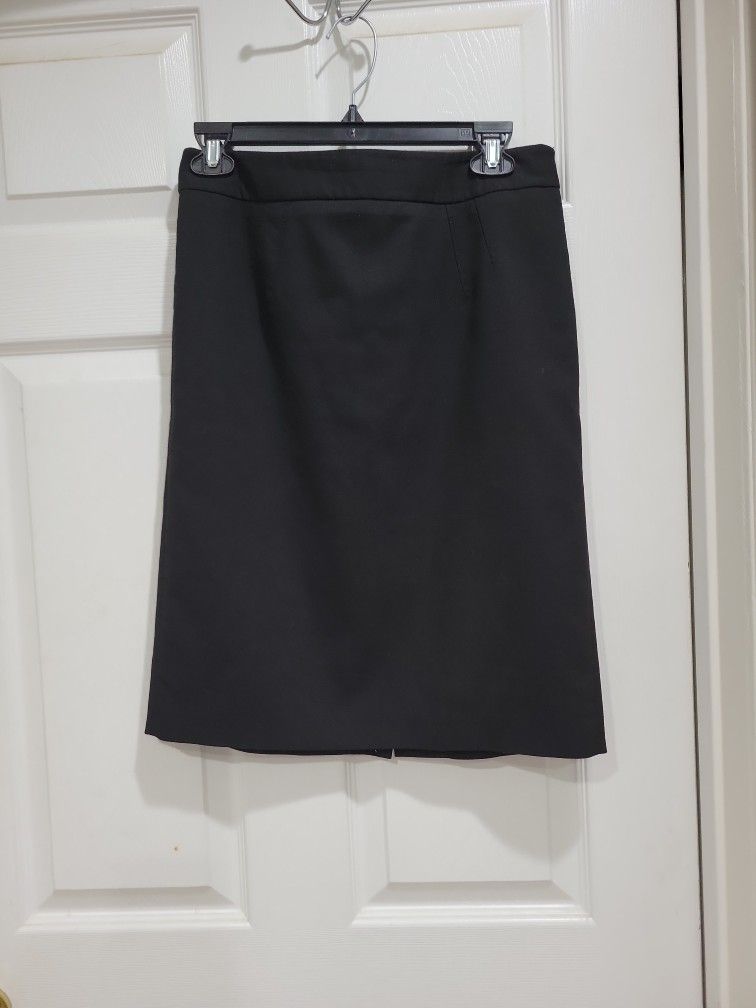 ANN TAYLOR LOFT BLACK NO.2 PENCIL SKIRT