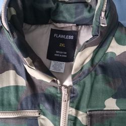 Fatigue Vest With Hood 