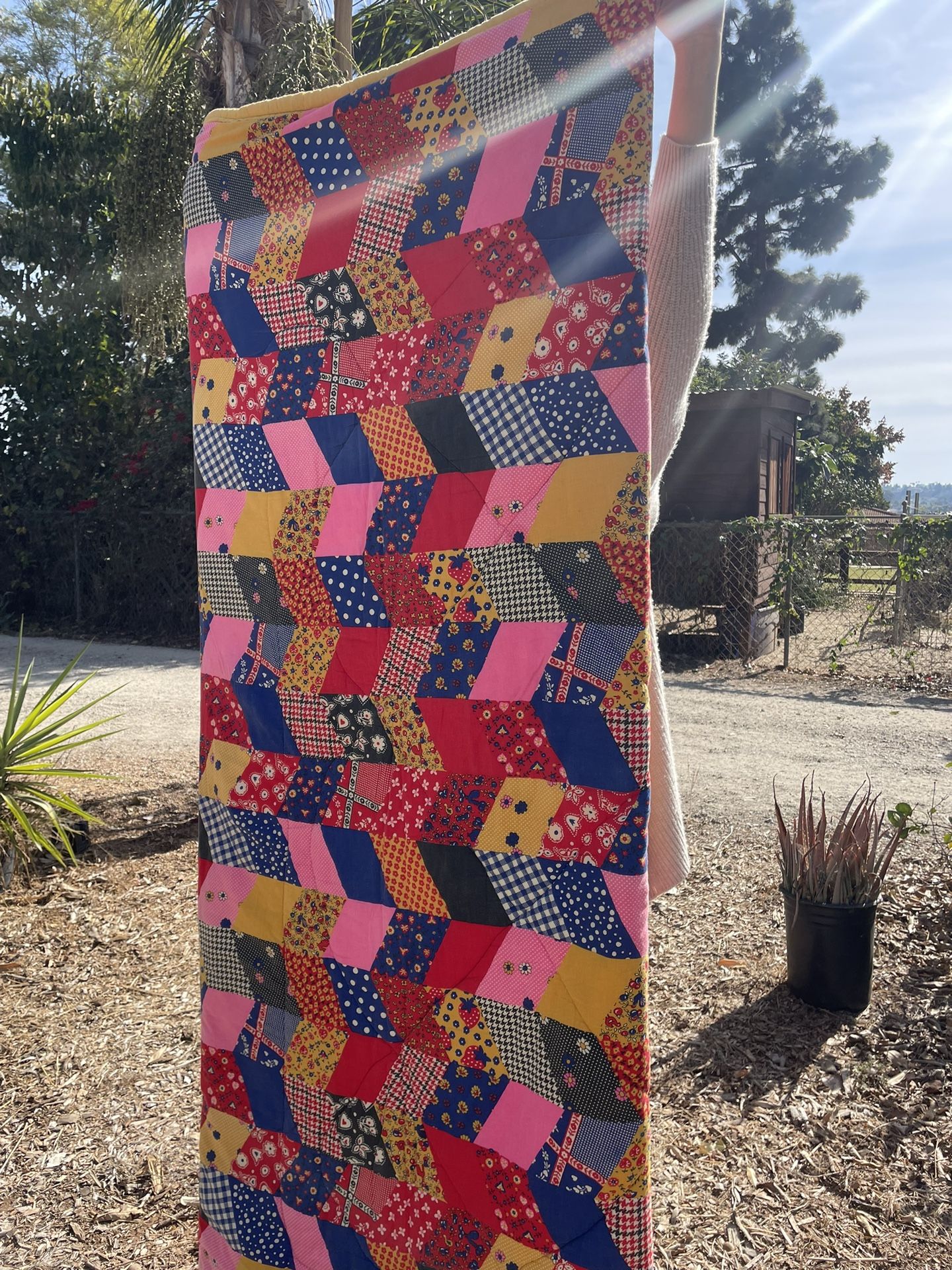 1960’s/70’s Coleman Boho Quilted Sleeping Bag