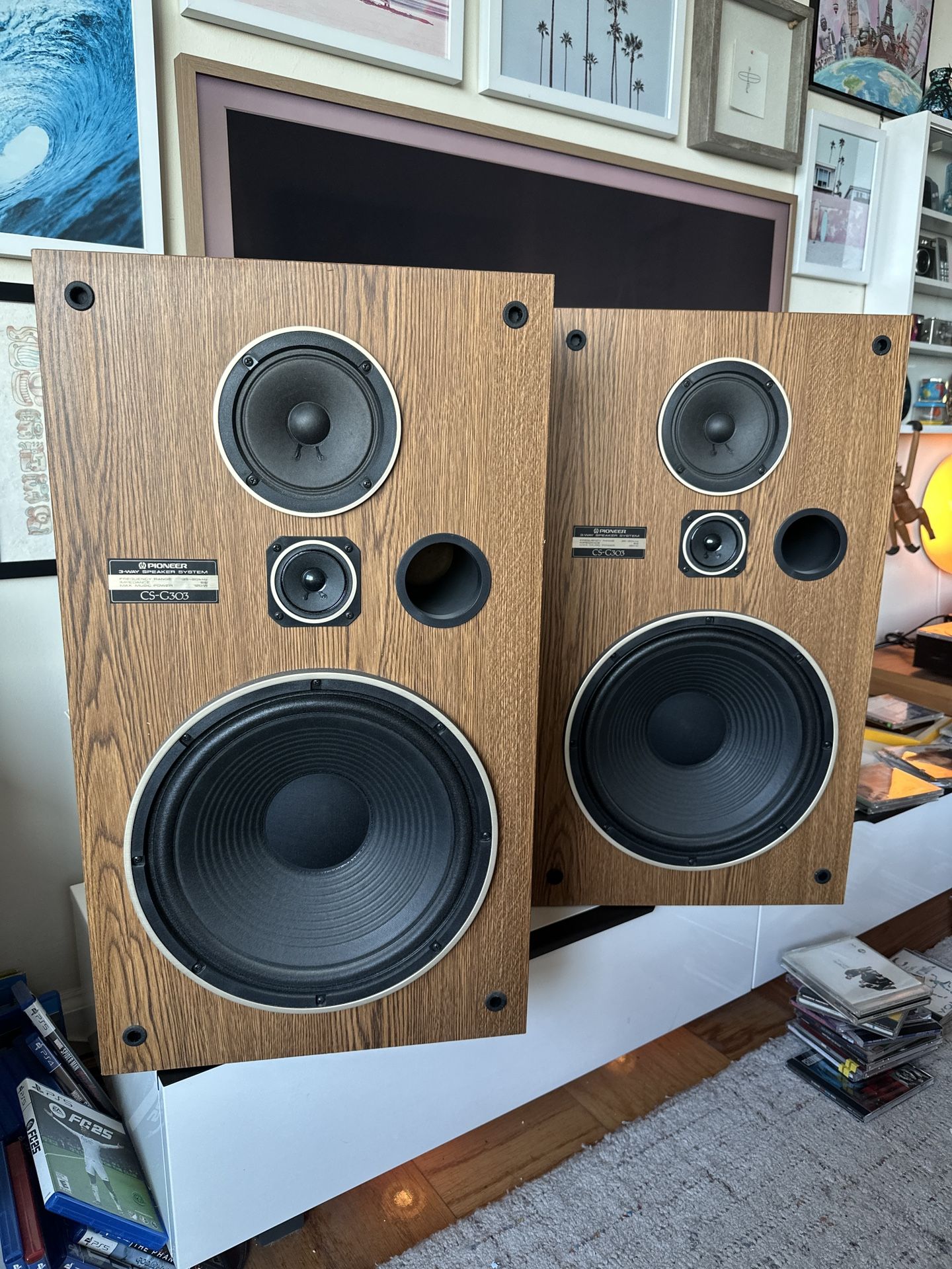 Vintage Pioneer cs-g303 speaker