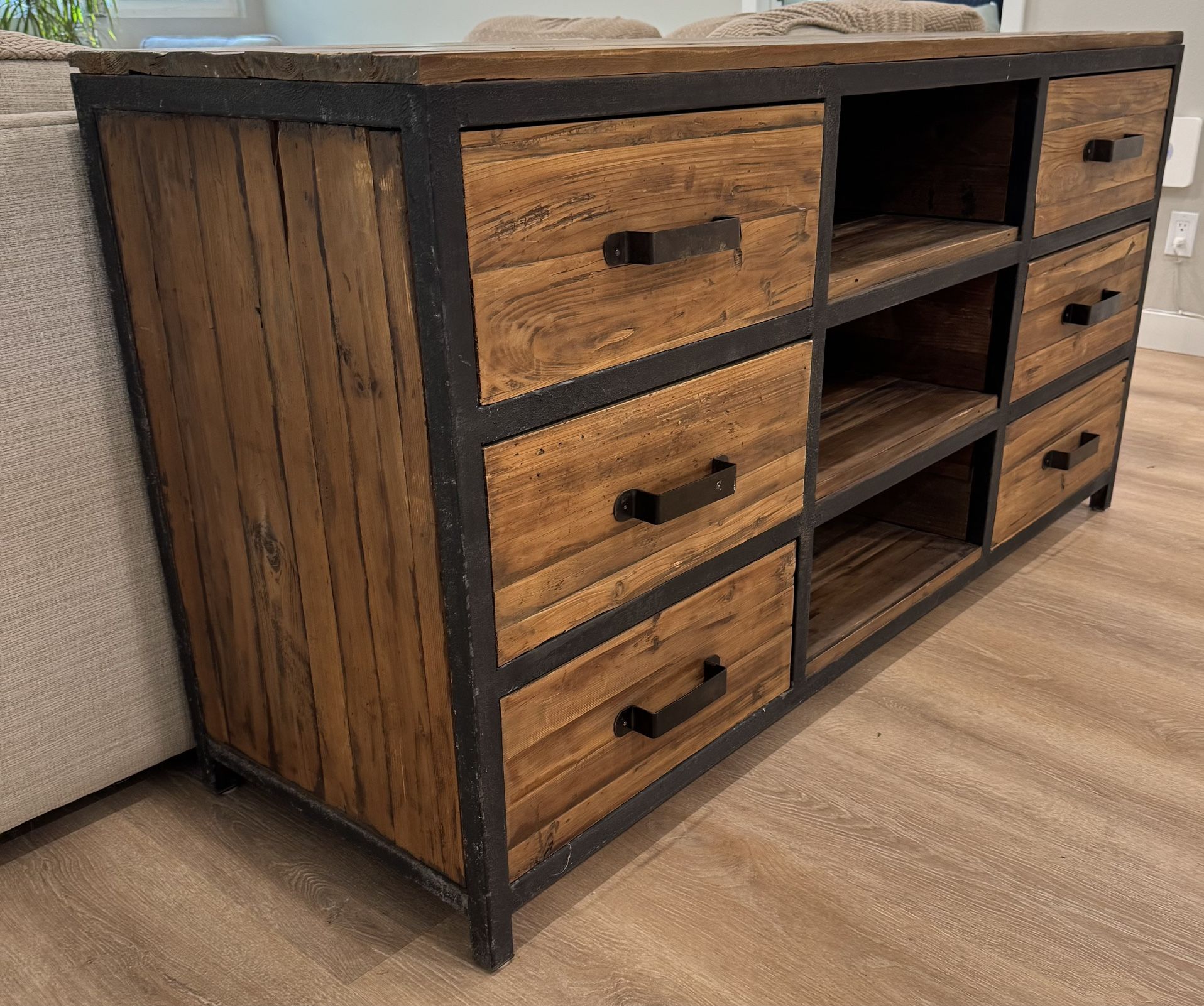 Urban Home Wood Entertainment Center