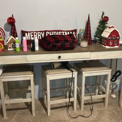 Table With Bar Stools