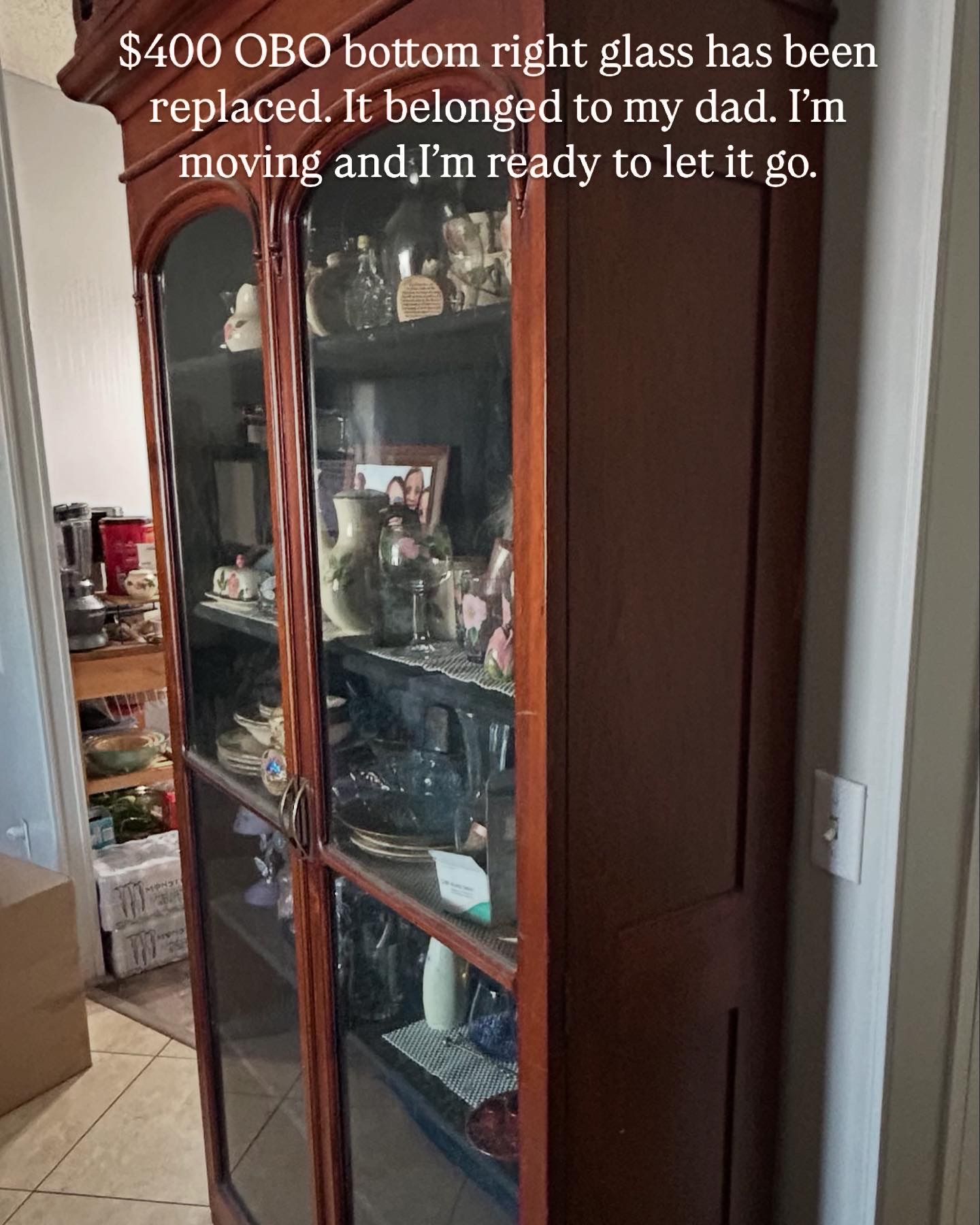 Antique China Cabinet $400 OBO