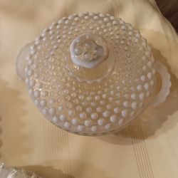 Dish Milk Glass