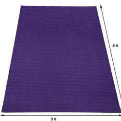 New- 8 Ft X 5 Ft Extra Large Non Slip Exercise Mat