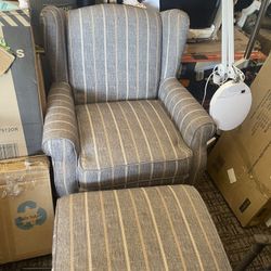 Chair & Ottoman 