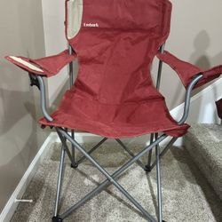 Good Condition- Quad Camp Chair from Embark™. Metal frame, holds up to 225 lbs./carrying bag