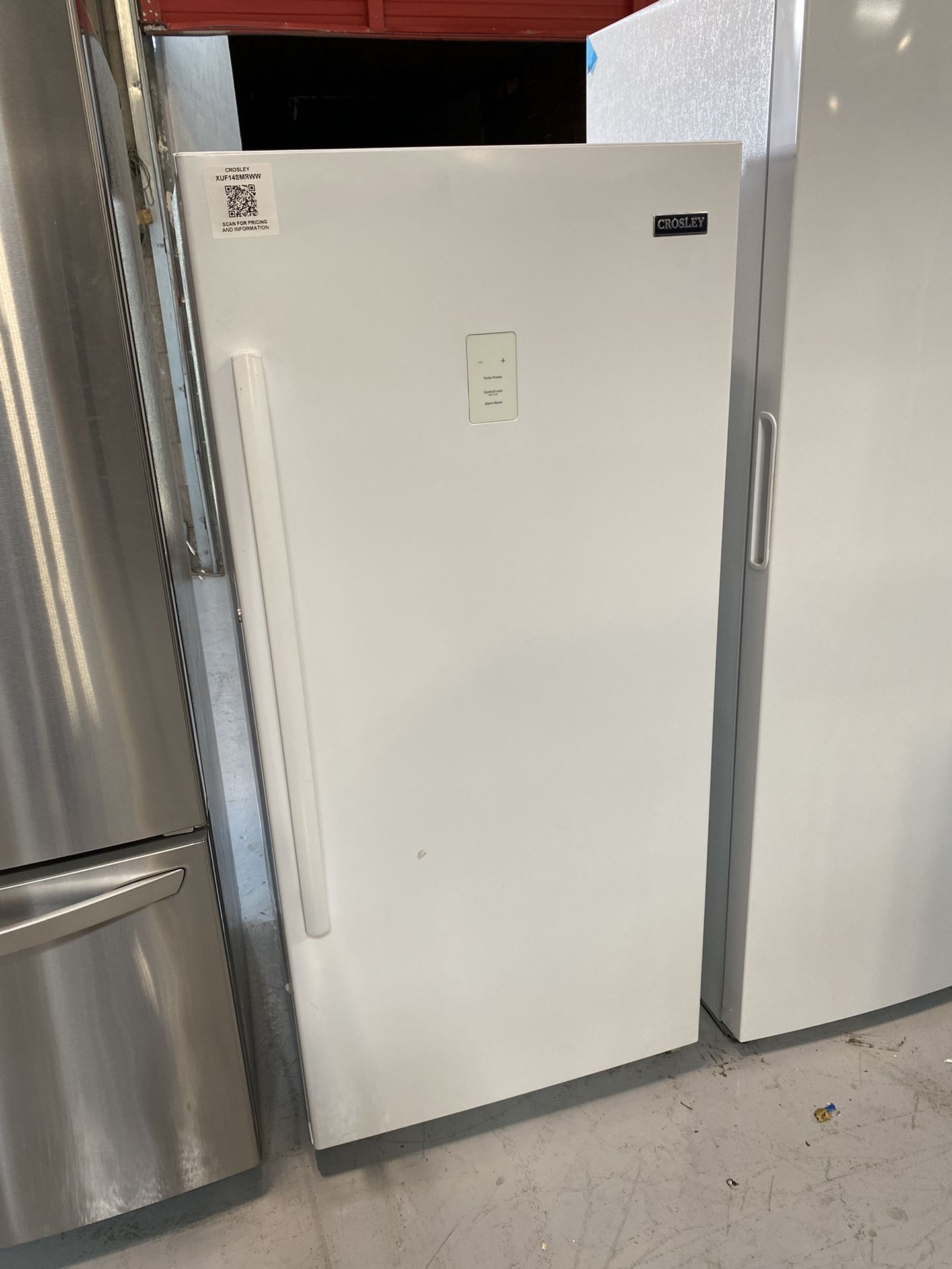 White Upright Freezer - 14.1 Cu. Ft.