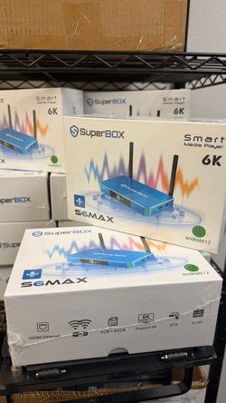 SuperBox S6 Max Android Media Player Watch Sports Movies Shows Streaming Box