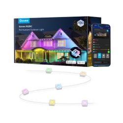 GOVEE 100ft RGBIC Permanent Outdoor Lights with 72 Lights (White)