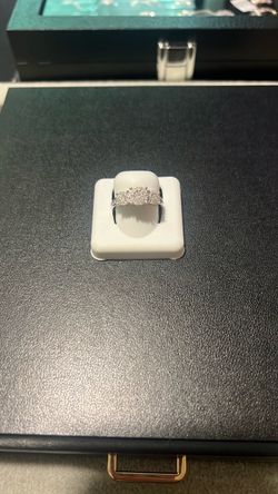 Solid 925 Wedding ring .25 carats Natural Diamonds