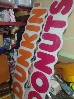 DD plastic sign 90 inch long