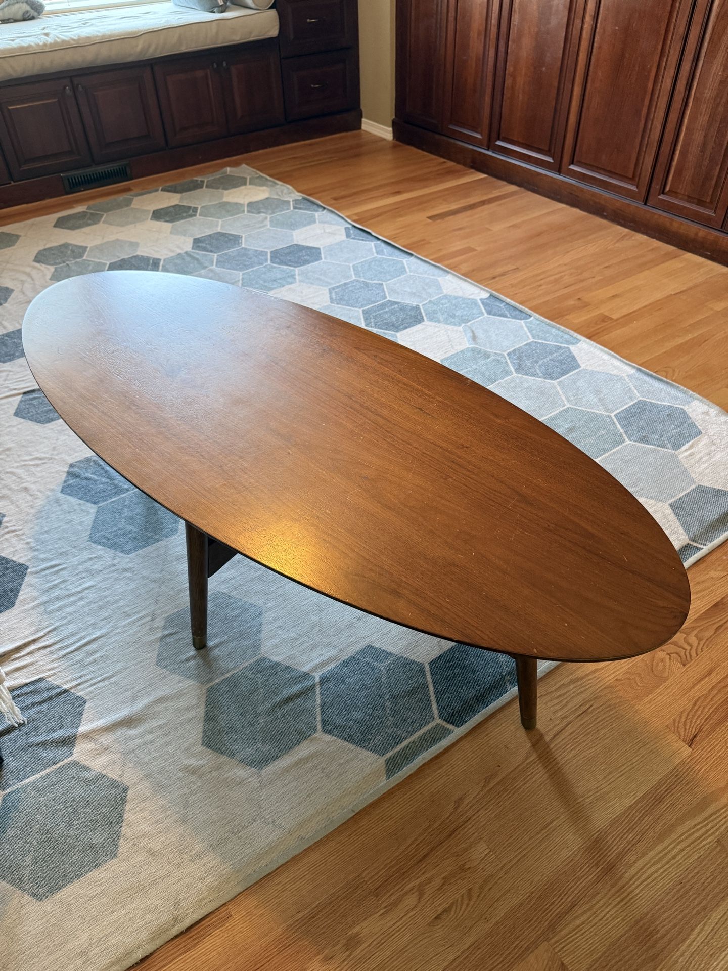 West Elm Oval Coffee Table 