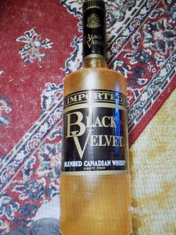 New inflatable black velvet bottle