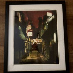 Liz Brizzi Framed & Signed Print - Kamogawa Odori (16 x 20)