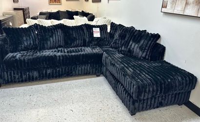 NEW BLACK SECTIONAL SOFA WITH FREE DELIVERY ORDER HERE PAY ON DELIVERY