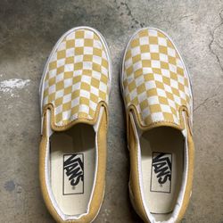 Vans Checkerboard Slip On Shoes 
