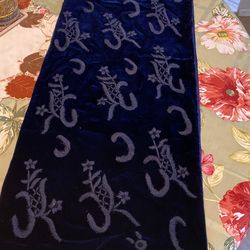 Laura Ashley Velvet & Silk Scarf 🧣 