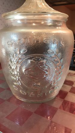 Glass Mother’s Cookie Jar