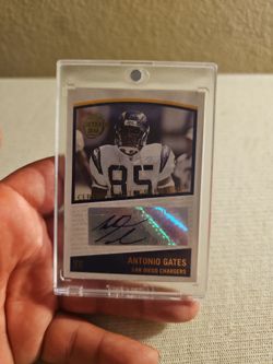 Chargers Antonio Gates auto 2005 (3rd year)