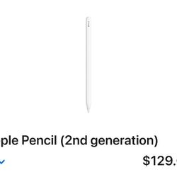 New Apple Pencil 2nd Gen 