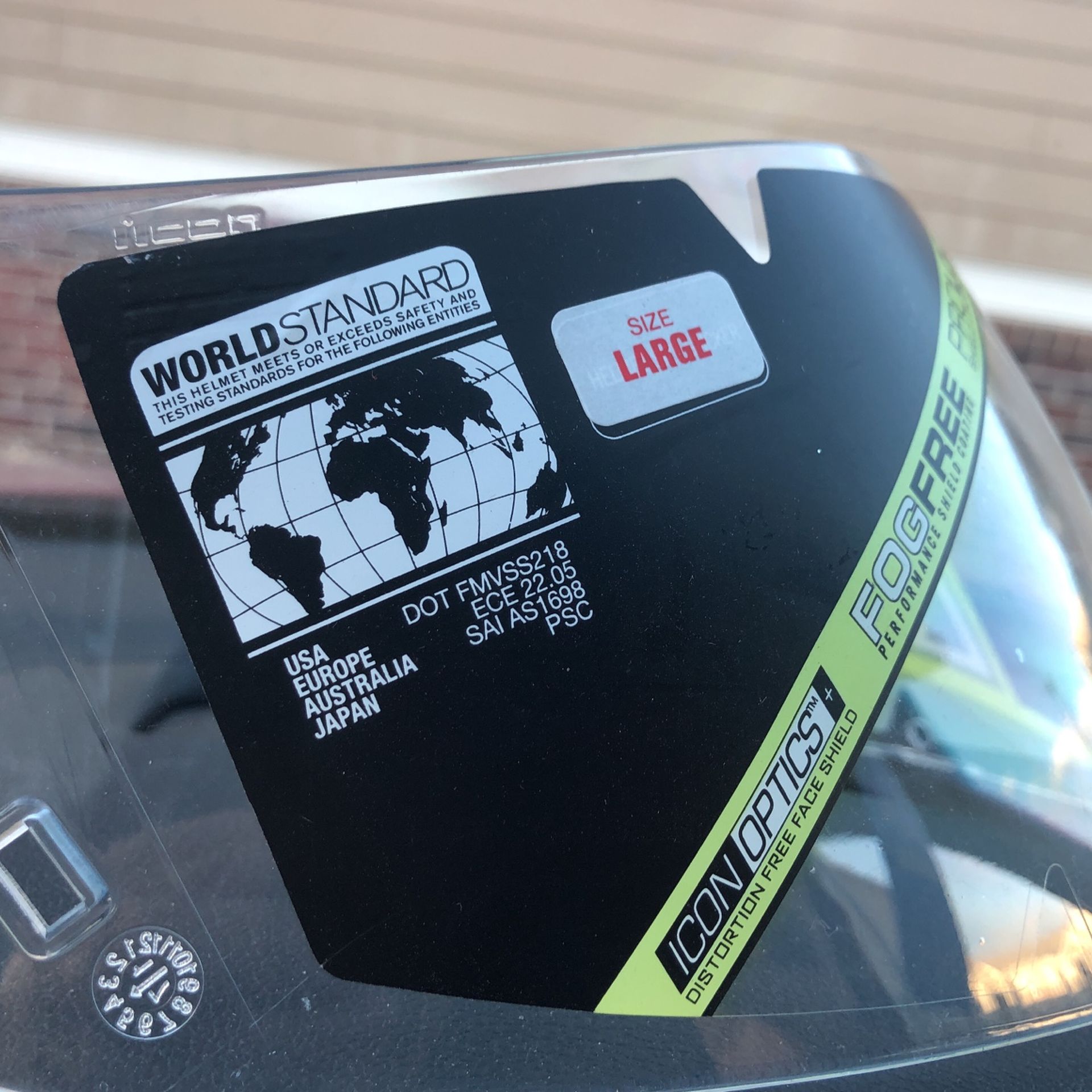 Icon Helmet Visor ( Large )