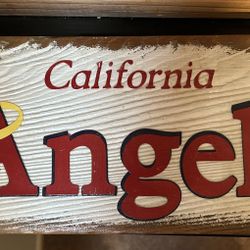Angels Wooden Wall Sign