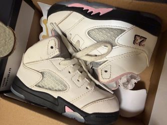 Pink and White Jordan 5s