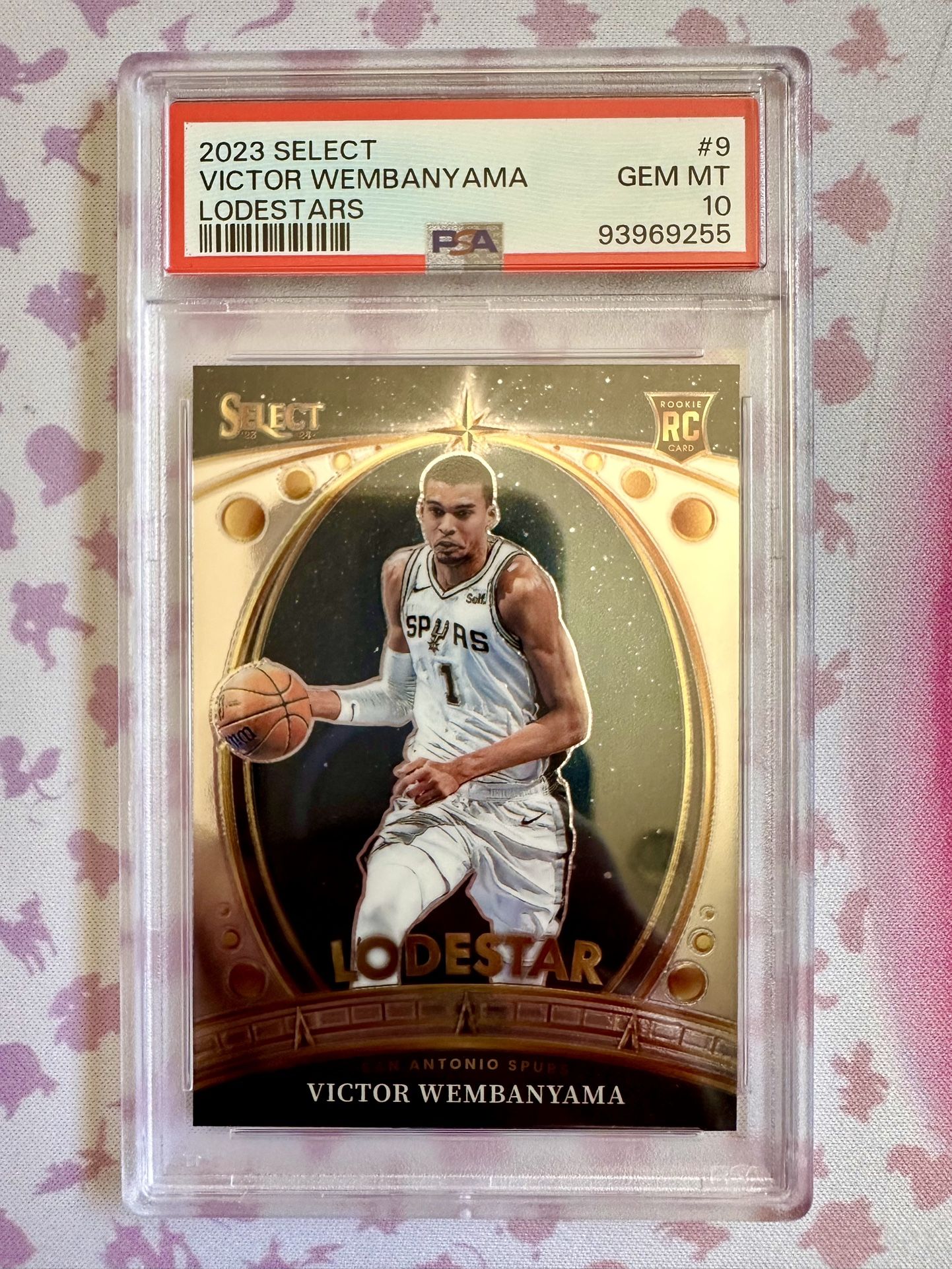 2023 PANINI SELECT LODESTARS #9 VICTOR WEMBANYAMA PSA 10