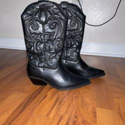 Cowboy Boots, Black