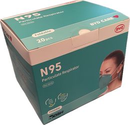 New, Sealed Box Of Medical-grade Individually Wrapped N95 Masks 