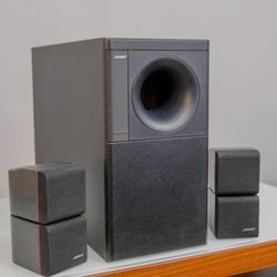 Bose Acustamass Speakers and Subwoofer. No Wires Included.