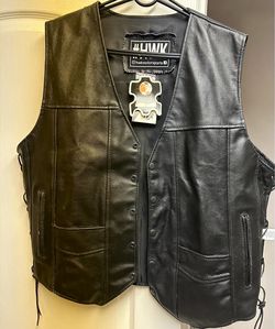men's hwk motorcycle vest