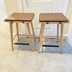Two Wayfair Counter Stools