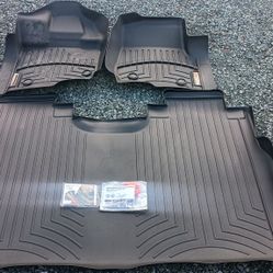 Weather Tech Floor Mats  2019 Ford F-150 Crew Cab 