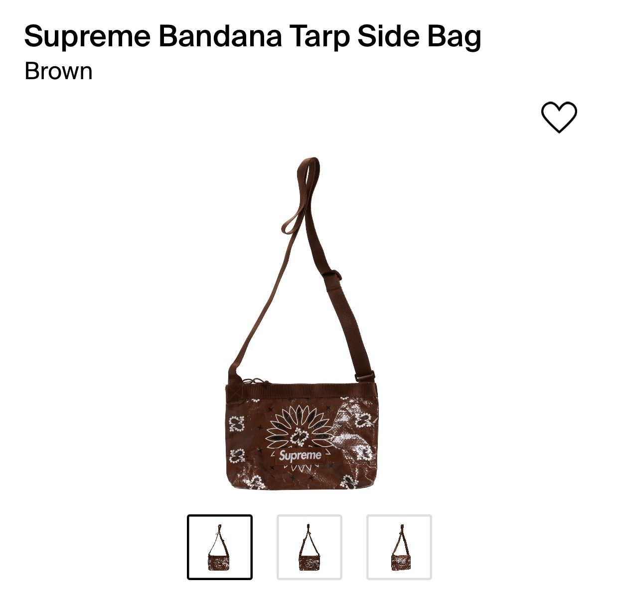 Supreme Side Bag