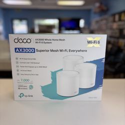 Deco AX3000 X60 Whole Home Mesh WiFi 6 System