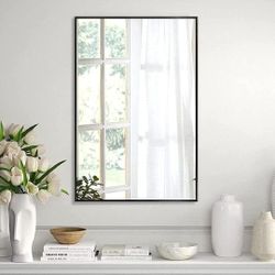 24x36 Brand New Mirror Black Frame