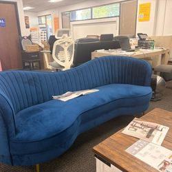  #Last Days#Needs to go# Blue Sofa Sophia $10 Down Payment Financing And Delivery