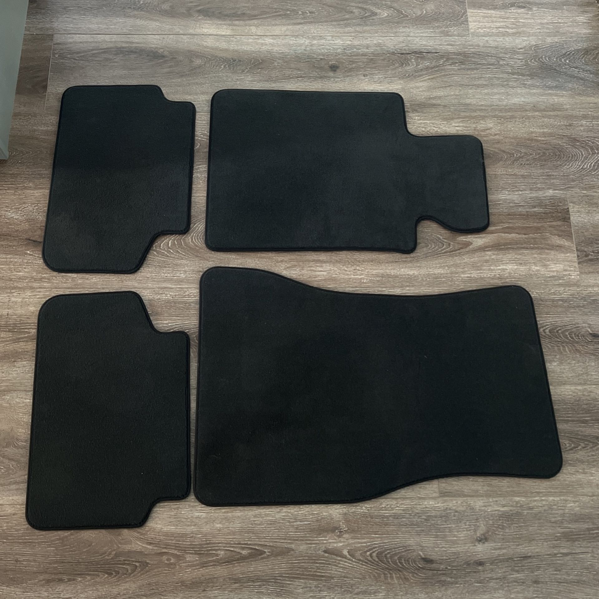 Bmw Black Floor Mats Set Part Number 106480-11 OEM 3 And 5 Series