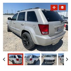 Parts. 2005 Jeep Grand Cherokee.   Parts.    All 4  Doors And Rear Hatch.  