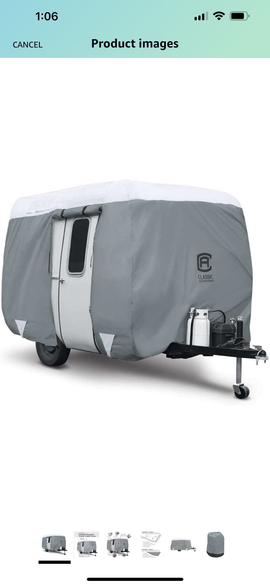 Rv Trailer Cover 10 To 14 Ft